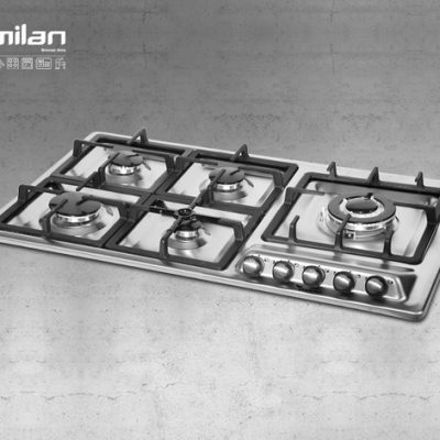 اجاق گاز رومیزی استیل توکار میلان برنز (milanbronze) مدل S10