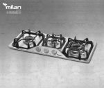 اجاق گاز رومیزی استیل توکار میلان برنز (milanbronze) مدل S15