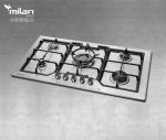 اجاق گاز رومیزی استیل توکار میلان برنز (milanbronze) مدل S21