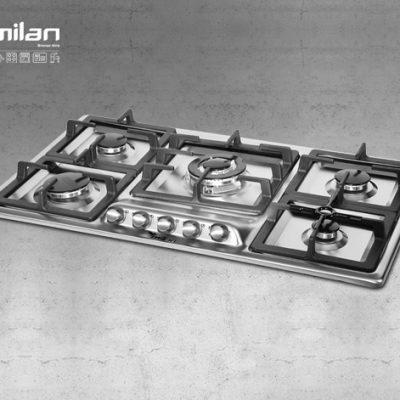 اجاق گاز رومیزی استیل توکار میلان برنز (milanbronze) مدل S9