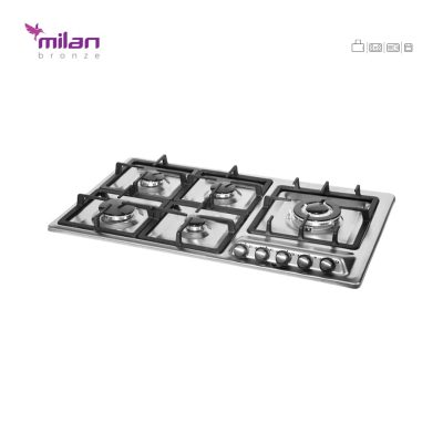 اجاق گاز رومیزی استیل توکار میلان برنز (milanbronze) مدل S10