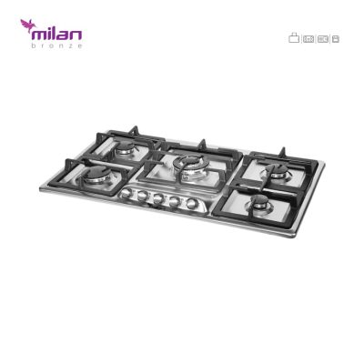 اجاق گاز رومیزی استیل توکار میلان برنز (milanbronze) مدل S9