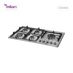 اجاق گاز رومیزی استیل توکار میلان برنز (milanbronze) مدل S5