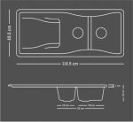 سینک گرانیتی ونسی (VENCI) مدل M810