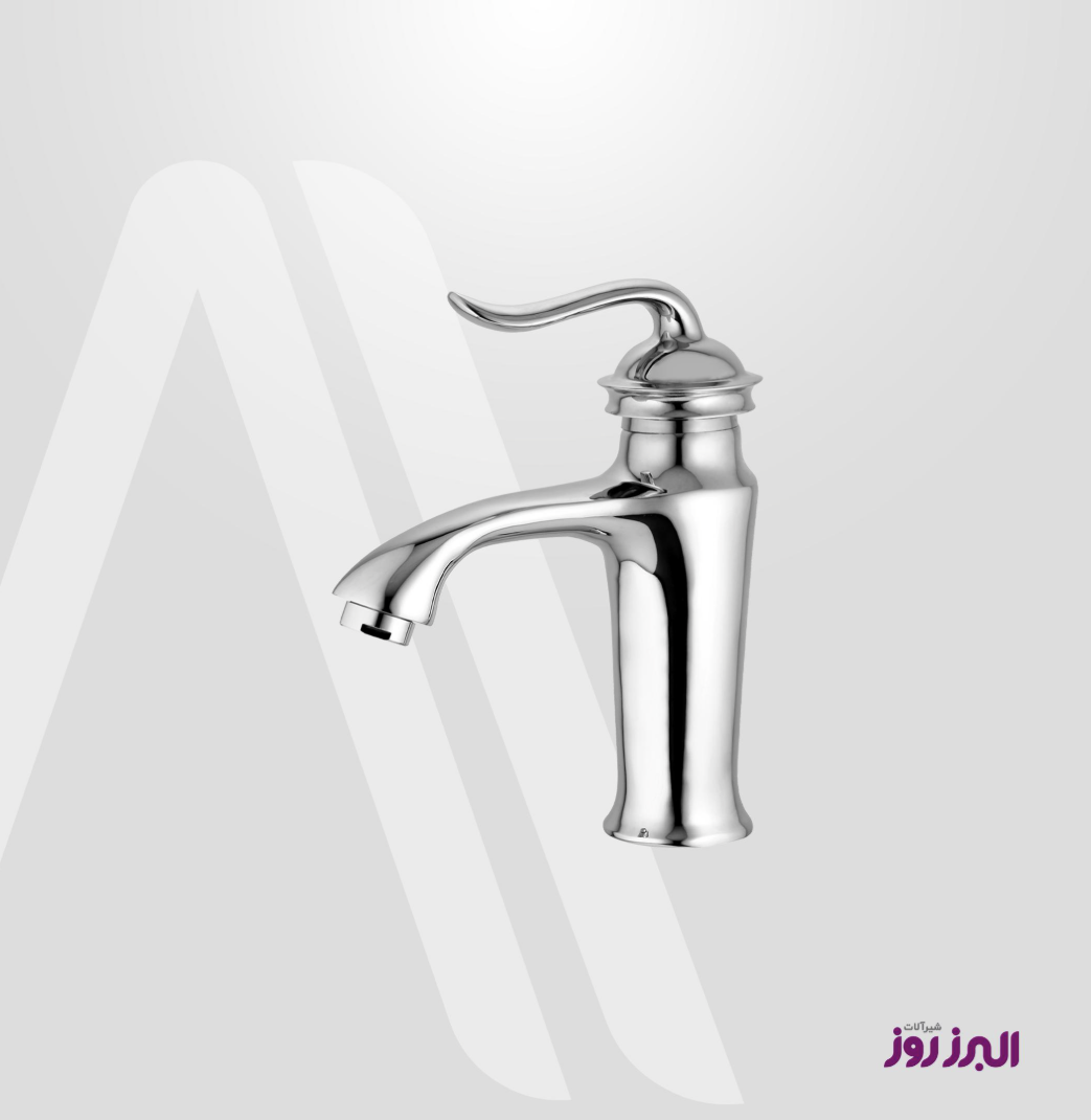 روشویی اسپیرال کروم شیر روشویی مدل اسپیرال کروم البرز روز (ALBORZROOZ)