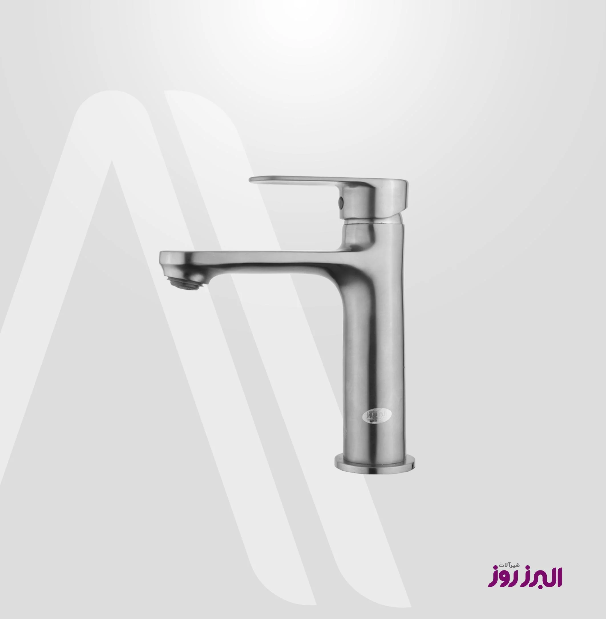 روشویی ونتو کروم مات شیر روشویی مدل ونتو کروم مات البرز روز (ALBORZROOZ)