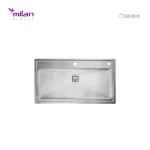 سینک ظرفشویی استیل باکسی توکار مدل 4090 میلان برنز (MILANBRONZE)