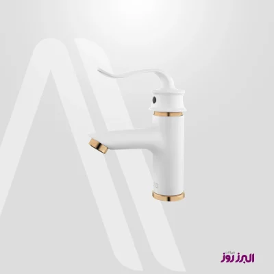شیر روشویی مدل پروشات سفید طلابراق (Proshot) البرز روز (ALBORZROOZ)