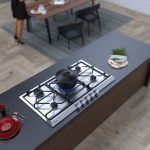 اجاق گاز رومیزی استیل توکار میلان برنز (milanbronze) مدل S29D