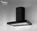 هود شومینه ای میلان برنز (Milanbronze) مدل مارال مشکی (MARAL BLACK)