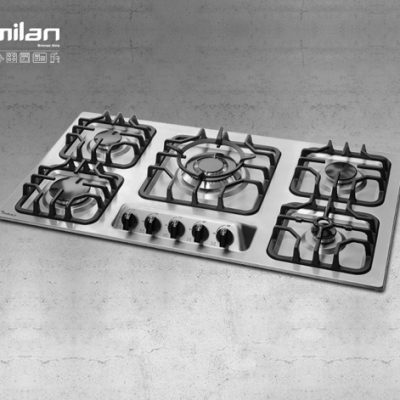 اجاق گاز رومیزی استیل توکار میلان برنز (milanbronze) مدل S22