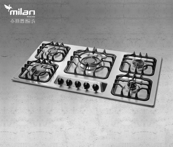 S22-7299 اجاق گاز رومیزی استیل توکار میلان برنز (milanbronze) مدل S22