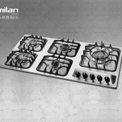 اجاق گاز رومیزی استیل توکار میلان برنز (milanbronze) مدل S23