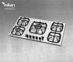اجاق گاز رومیزی استیل توکار میلان برنز (milanbronze) مدل S24