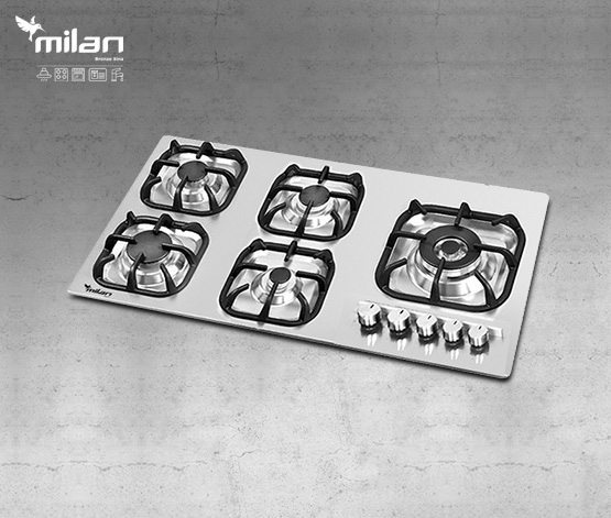 اجاق گاز رومیزی استیل توکار میلان برنز (milanbronze) مدل S25 اجاق گاز رومیزی استیل توکار میلان برنز (milanbronze) مدل S25