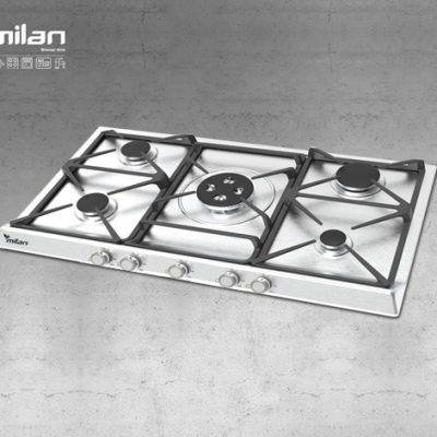 اجاق گاز رومیزی استیل توکار میلان برنز (milanbronze) مدل S29D