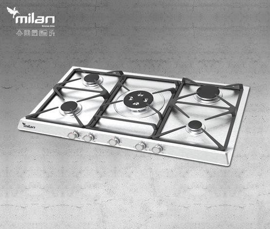 اجاق گاز رومیزی استیل توکار میلان برنز (milanbronze) مدل S29D اجاق گاز رومیزی استیل توکار میلان برنز (milanbronze) مدل S29D