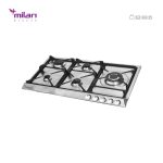 اجاق گاز رومیزی استیل توکار میلان برنز (milanbronze) مدل S30