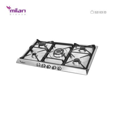 اجاق گاز رومیزی استیل توکار میلان برنز (milanbronze) مدل S29D