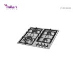 اجاق گاز رومیزی استیل توکار میلان برنز (milanbronze) مدل S28