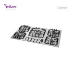 اجاق گاز رومیزی استیل توکار میلان برنز (milanbronze) مدل S22