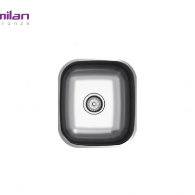 سینک ظرفشویی استیل باکسی توکار مدل 3014 میلان برنز (MILANBRONZE)