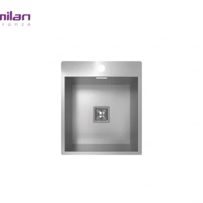 سینک ظرفشویی استیل باکسی توکار مدل 4043 میلان برنز (MILANBRONZE)
