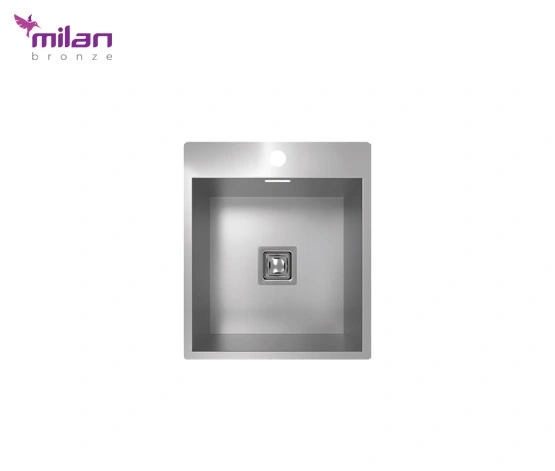 سینک ظرفشویی استیل باکسی توکار مدل 4043 میلان برنز (MILANBRONZE) سینک ظرفشویی استیل باکسی توکار مدل 4043 میلان برنز (MILANBRONZE)