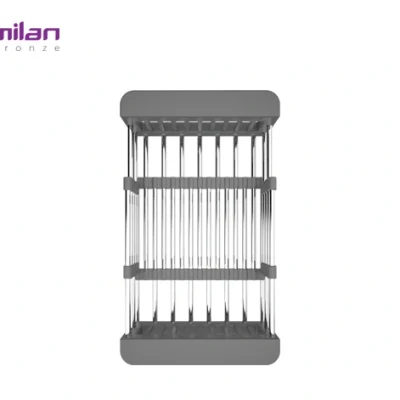سینک ظرفشویی استیل باکسی توکار مدل 40105S01 میلان برنز (MILANBRONZE)