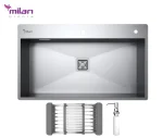 سینک ظرفشویی استیل باکسی توکار مدل 4090 میلان برنز (MILANBRONZE)