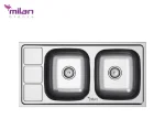 سینک ظرفشویی توکار مدل 7020 استیل میلان برنز (MILANBRONZE)