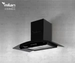 هود شومینه ای میلان برنز (Milanbronze) مدل ونیز مشکی (VENIZ BLACK)