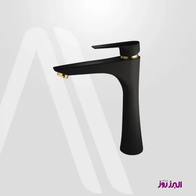 شیر روشویی بلند مدل کارن مشکی/طلابراق البرز روز (ALBORZROOZ)