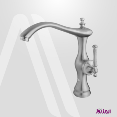 شیر ظرفشویی مدل علاءالدین کروم مات البرز روز (ALBORZROOZ)