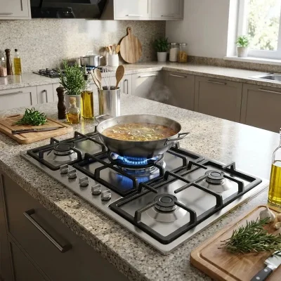اجاق گاز صفحه ای استیل البرز مدل S 5952