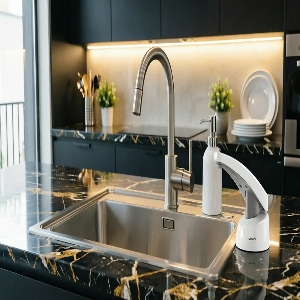 hisnksef جامایع توکار های سینک(HI SINK) (سفید) | سارودی (ایمن آب)
