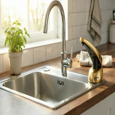 جامایع توکار های سینک(HI SINK) (طلایی براق) سارودی (ایمن آب)