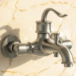 شیر حمام آرتین کروم مات مدل آراد