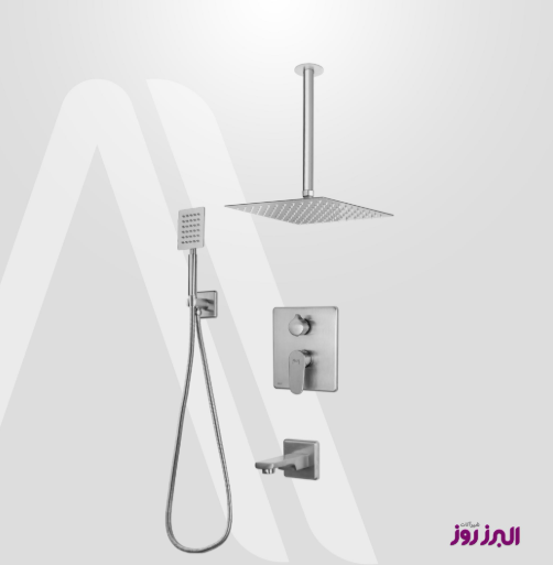 hvtcmt4 شیر حمام توکار ونتو تیپ4 کروم مات البرز روز (ALBORZROOZ)