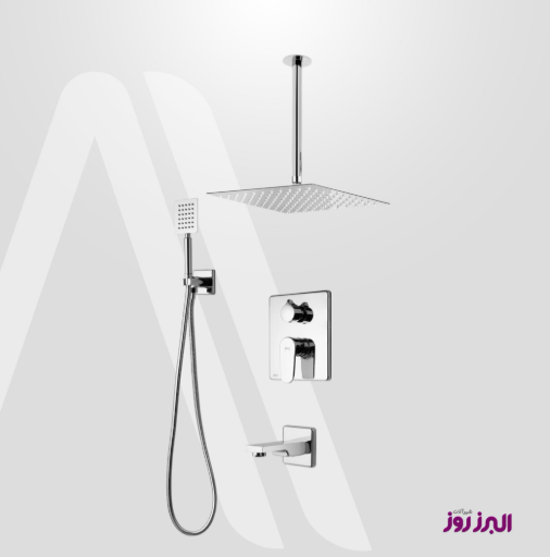 hvtct4 شیر حمام توکار ونتو تیپ4 کروم البرز روز (ALBORZROOZ)