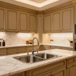 سینک دو لگنه ظرفشویی فانتزی 762 توکار