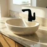 شیر روشویی آرتین مشکی مات مدل تیوان