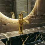 شیر روشویی آرتین طلایی مدل آراد