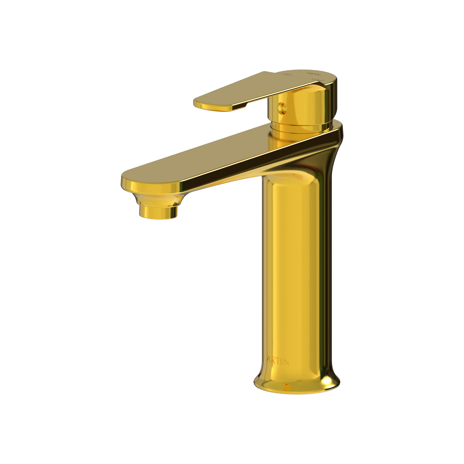 rshtlario شیر روشویی آرتین طلایی مدل آریو