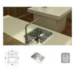 سینک زیرکابینتی استیل البرز مدل 930