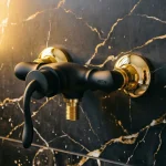 شیر توالت آرتین مشکی مدل آراد