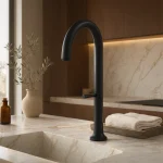 شیر ظرفشویی آرتین مشکی مات مدل کیوان