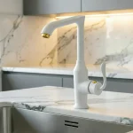 شیر ظرفشویی آرتین سفید مدل آراد