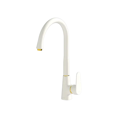 شیر ظرفشویی آرتین سفید طلایی مدل دریا