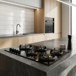 اجاق گاز شیشه ای اخوان مدل GI24-L-NP